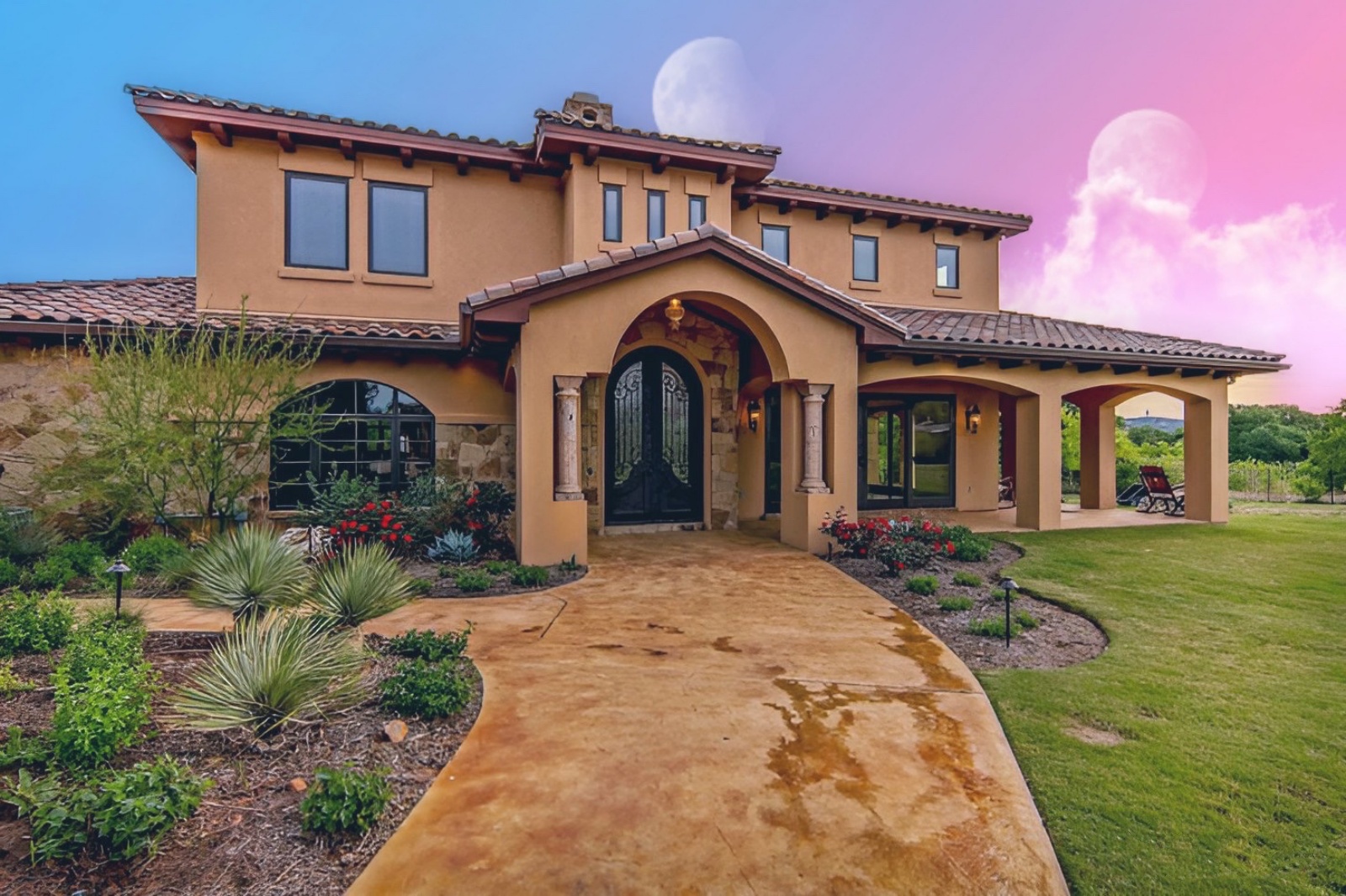 mau nha ngoi dia trung hai