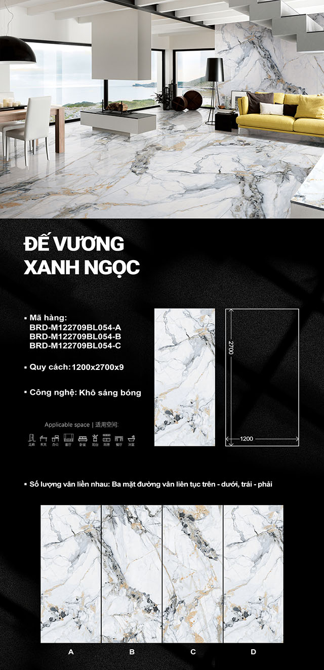 Đế vương xanh ngọc M122709BL054 Đế vương xanh ngọc M122709BL054