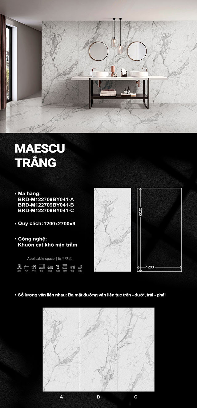 Maescu Trắng M122709BY041 Maescu Trắng M122709BY041