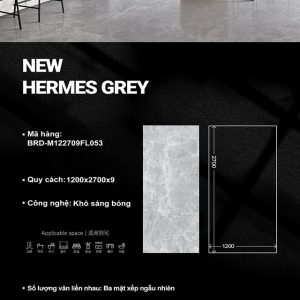 New Hermes Grey M122709FL053