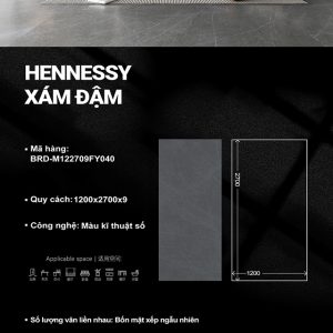 Hennessy Xám Đậm M122709FY040