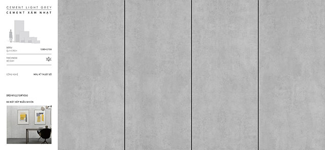 Cement Xám Nhạt M122709FY050 Cement Xám Nhạt M122709FY050